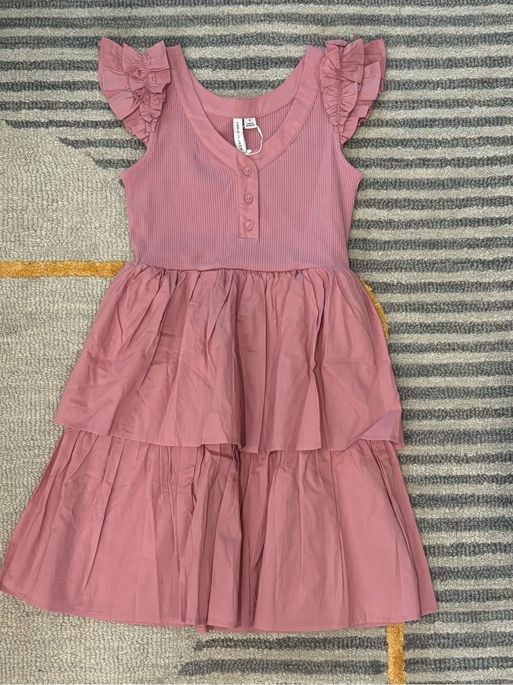 Janie & Jack Pink Tiered Dress 12